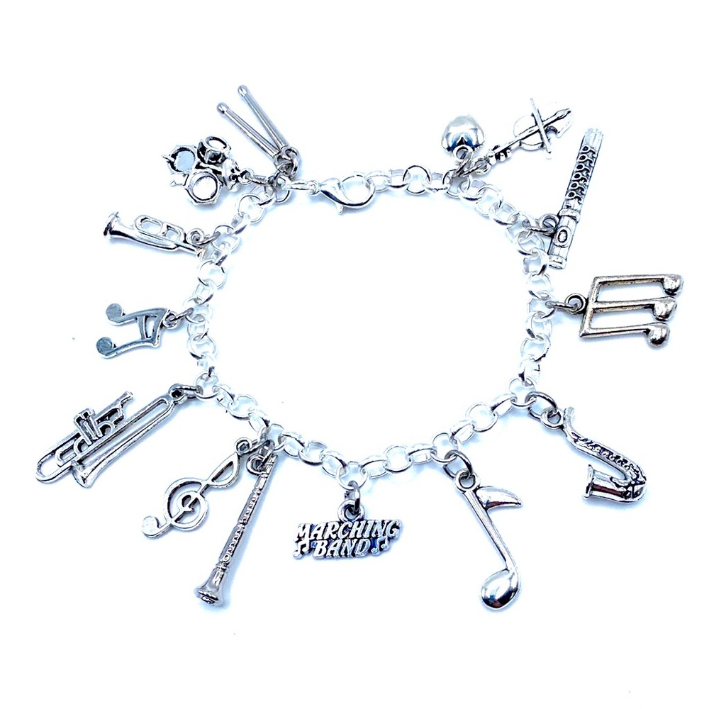Marching Band Charm Bracelet Music